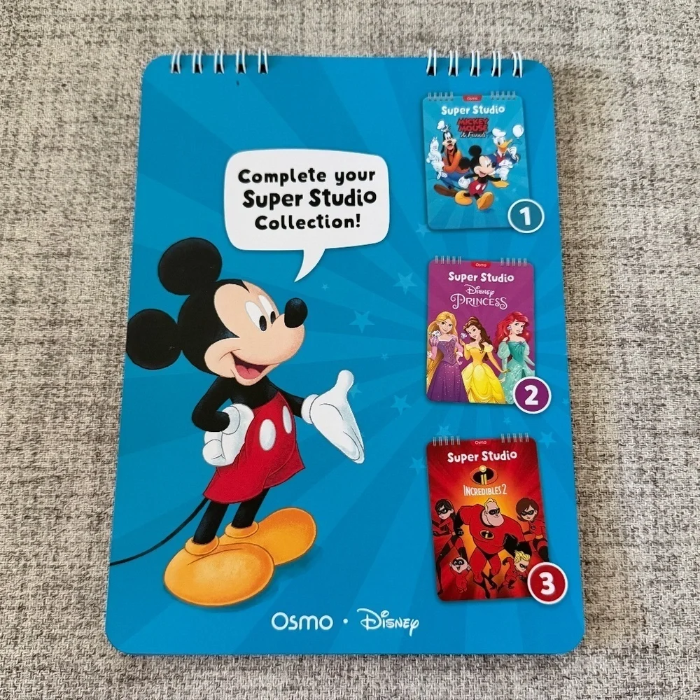 Osmo Disney Super Studio Mickey Mouse & Friends Drawing Sketchpad - Book Only